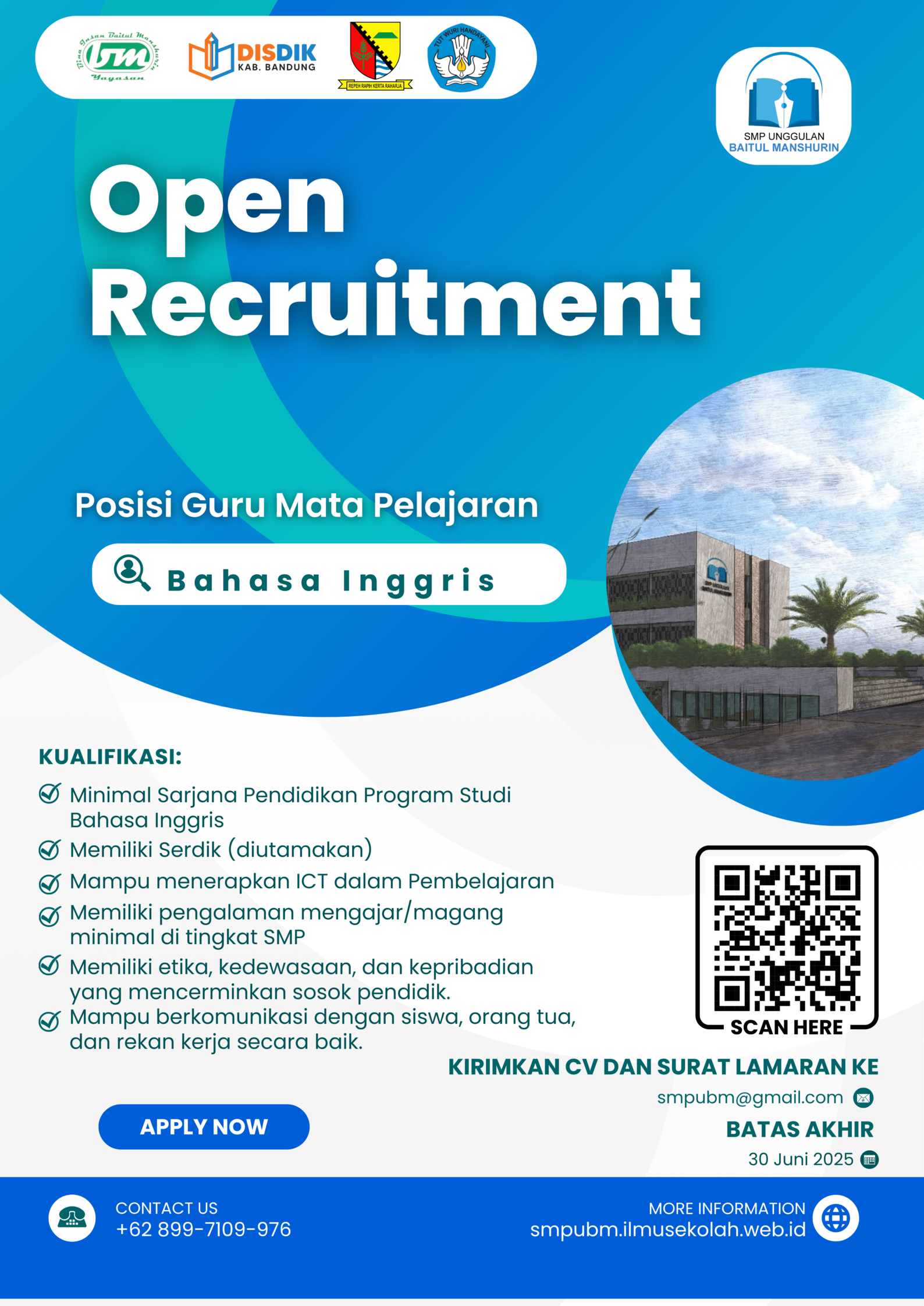 Open Recruiutment Guru Mata Pe ...